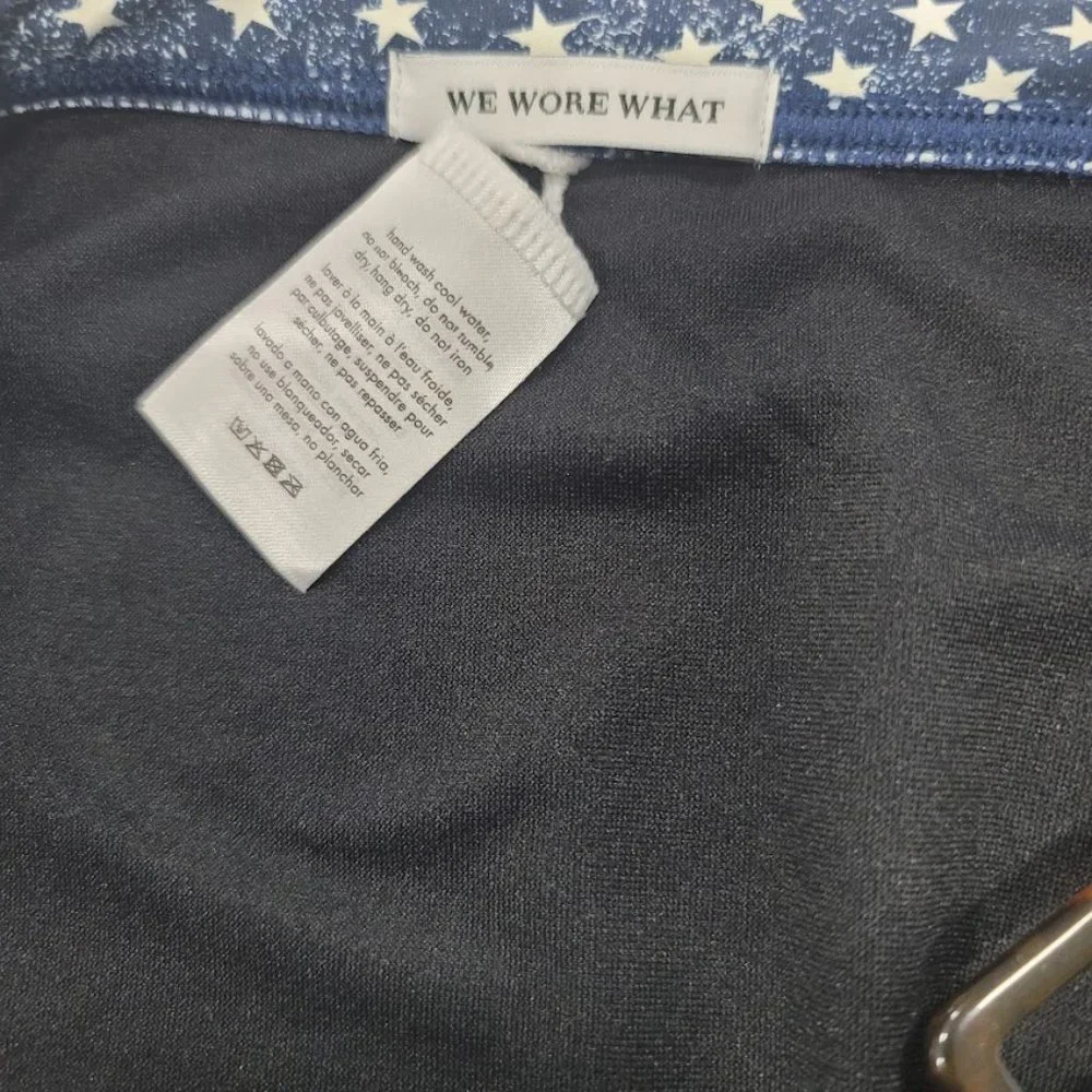 WeWoreWhat Annie Star-Print Hipster Bikini Bottom Blue